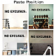 PVC Quotes Wall Sticker DIY-WH0200-074-3