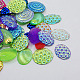Electroplate Resin Cabochons CRES-MSMC002-44-1