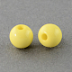 Solid Chunky Acrylic Ball Beads SACR-R812-5mm-06-1