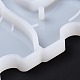 DIY装飾シリコンモールド  レジン型  UVレジン用  エポキシ樹脂ジュエリー作り  象  ホワイト  99x135x9mm  穴：3mm DIY-I081-10-4