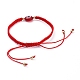 Bracelets de perles de nylon tressés réglables BJEW-JB05293-3