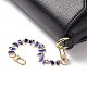 Alloy Enamel Butterfly with Evil Eye Link Chain Bag Extender Chains AJEW-BA00101-3