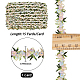 Cinta de encaje bordado de poliéster con flores de 15 yarda OCOR-WH0070-77B-2