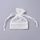 Lace Organza Drawstring Gift Bags OP-WH0009-06-2