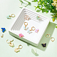 Ahandmaker 10 Paar DIY-Ohrring-Herstellungsset mit Schmetterlingsanhängern DIY-GA0003-91-4