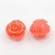 Synthetic Coral 3D Flower Rose Beads CORA-A006-20mm-013-1