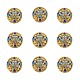 Perlas de esmalte de aleación de estilo chino ENAM-E329-31A-G-2