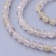 Chapelets de perles en quartz rutiles d'or naturel G-F619-10A-4mm-3