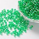 Perles acryliques transparentes écologiques plaquées couleur bicône ab TACR-A003-4mm-18-1