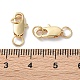Стойки обшивки латунь когтя омара застежками KK-F090-24LG-02-3