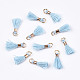 Polycotton(Polyester Cotton) Tassel Pendant Decorations OCOR-S102-04-1