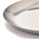 Flat Round 430 Stainless Steel Jewelry Display Plate STAS-P289-01P-3