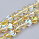 Chapelets de perles en pierre de lune synthétique G-S283-10mm-14A-1