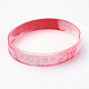 Free Sample Silicone Wristbands Bracelets BJEW-K165-03-2