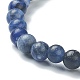 Natürliche Sodalith Perlen Stretch-Armbänder BJEW-D446-A-36-3