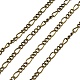 Cadenas hechas a mano de hierro cadenas figaro cadenas madre-hijo CHSM029Y-AB-1