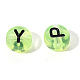 Perles acryliques vert clair transparentes TACR-YW0001-09B-4