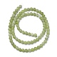 Chapelets de perles en péridot naturel X-G-P358-01-4mm-3