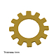 Tibetan Style Alloy Steampunk Pendants TIBEP-A115032-AG-FF-2
