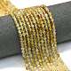 Природный цитрин бисер нитей G-A260-A13-01-1
