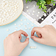 DICOSMETIC 600Pcs 6 Styles Flower Bead Caps Creamy White Spacer Beads Caps Plastic Imitation Pearl End Bead Caps Multi-Petal Flower Spacer Beads for DIY Jewelry Making OACR-DC0001-06-3