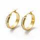 Crystal Rhinestone Hoop Earrings EJEW-M214-16B-G-2
