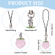 Resin Peaches Decoration Phone Charms Strap HJEW-PH01765-2