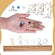 Kit de fabrication de boucles d'oreilles pendantes en perles bricolage DIY-SZ0009-04-2