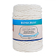 Benecreat 5mmx100m 4 hilos de algodón cordón 100% natural hecho a mano macramé cuerda de algodón para colgar en la pared colgador de plantas OCOR-BC0011-D-01-1