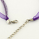 Multi-strand Necklace Cord for Jewelry Making NJEW-R217-11-4
