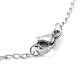 202 Stainless Steel Rosary Bead Necklaces NJEW-D060-01E-GP-2