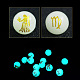 Luminous Synthetic Stone European Beads ZODI-PW0001-083B-1