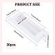 BENECREAT 30pcs 6.3x2.8x1inch White Paper Pillow Candy Boxes CON-BC0007-07A-2