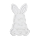 Пасхальный кролик с узором из слов силиконовые Молды для настольных ламп своими руками SIMO-G008-02B-2