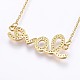 304 Stainless Steel Pendant Necklaces NJEW-H486-15G-2