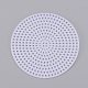 Diy formas planas redondas de lona de plástico DIY-TAC0006-95-1