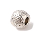 Тибетский стиль сплава европейские шарики горный хрусталь сеттинги TIBE-Q090-65AS-2