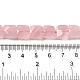 Fili di perline quarzo roso  naturale  G-C109-A19-02-5