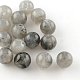 Круглый имитация драгоценных камней акриловые бусины OACR-R029-12mm-04-1