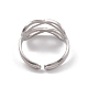 304 Stainless Steel Cuff Rings RJEW-G285-40P-3