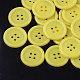 4-Rondelle botones de plástico BUTT-R034-052J-2