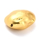 パールビーズ  ゴールデン真鍮パーツ  ナゲット  ゴールド  13~19x11~13x4.5~8mm  穴：0.7mm PEAR-B001-01G-3