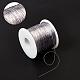 BENECREAT 22 Gauge 850FT Aluminum Wire Anodized Jewelry Craft Making Beading Floral Colored Aluminum Craft Wire - Silver AW-BC0003-17P-4
