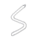 Herren-201 Edelstahl-kubanische Halskette NJEW-N050-A06-5-45P-3