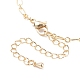 Brass Cable Chain Anklet for Women AJEW-AN00480-4
