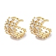 Boucles d'oreilles en laiton&nbsp;EJEW-E310-08G-1