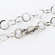 304 Stainless Steel Cable Chain Necklaces MAK-N016-04P-1
