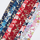 Cinta de algodón floral estilo kimono japonés fingerinspire OCOR-FG0001-07-5