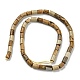 Chapelets de perles en jaspe avec images naturelles G-Q1008-A11-2