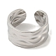 304 Stainless Steel Open Cuff Ring RJEW-C067-19P-2